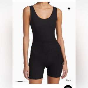 Year of Ours Johanna Bike Romper black size small